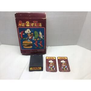 BurgerTime Intellivision Video Game w/ Box 1983